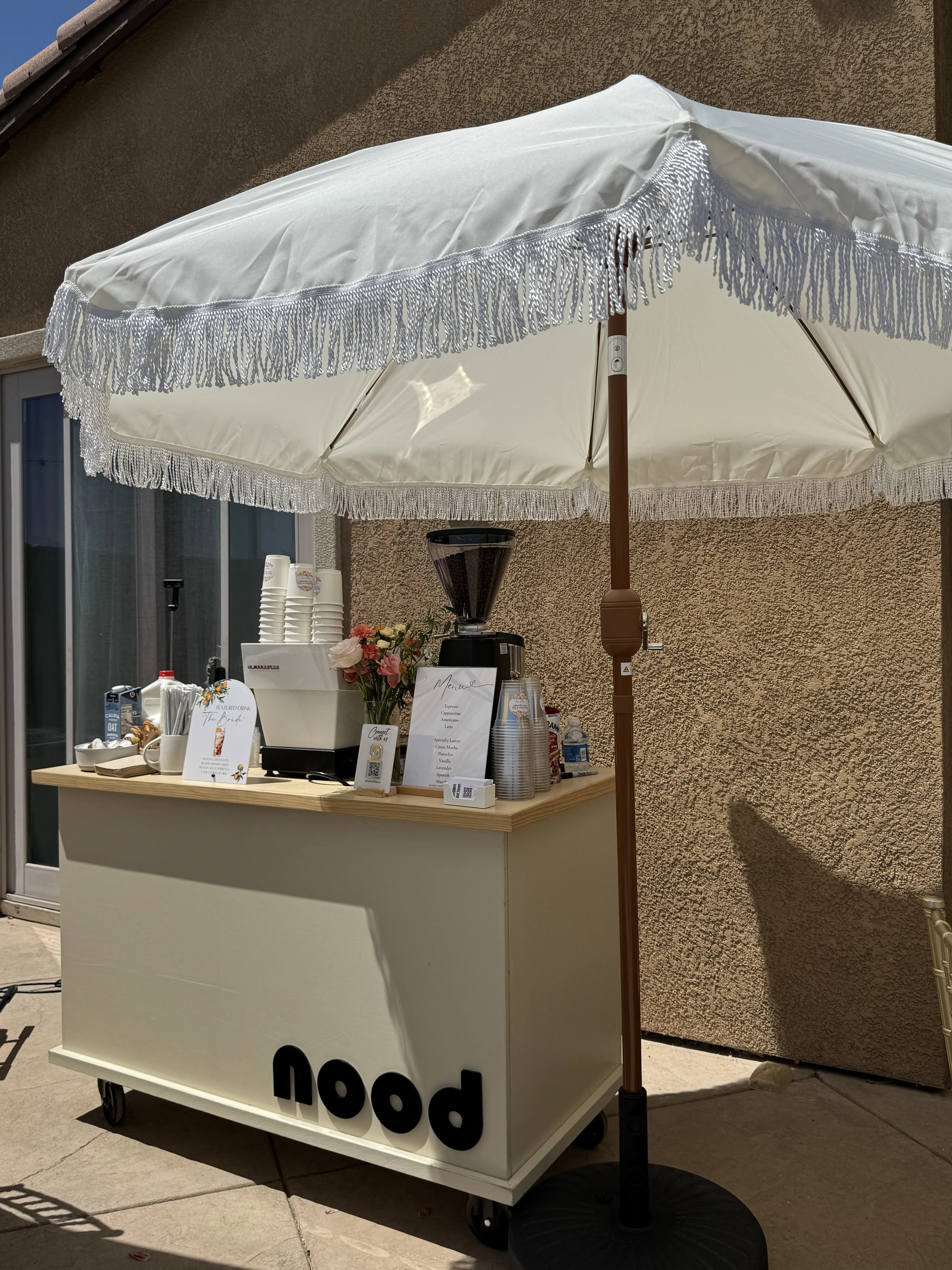 Nood Coffee event setup 8