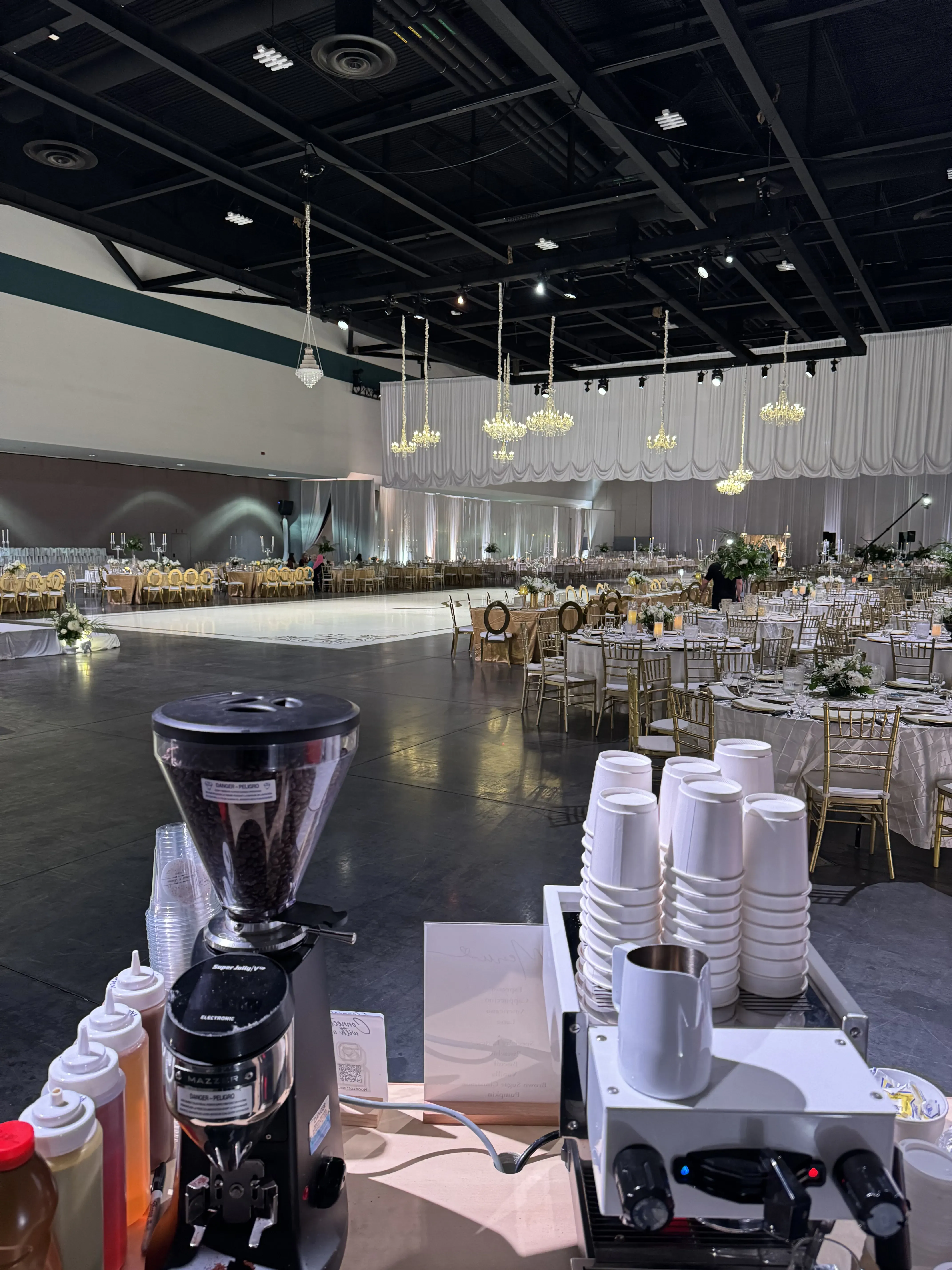 Nood Coffee event setup 1